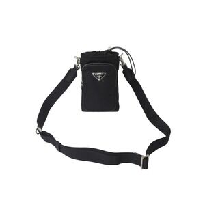PRADA shoulder bag Re smartphone case black